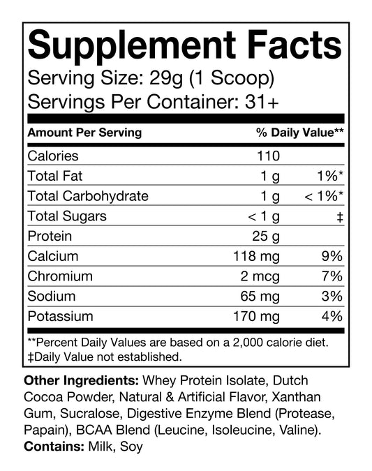 Fuel – Whey Isolate Protein (Chocolate, 2lb)