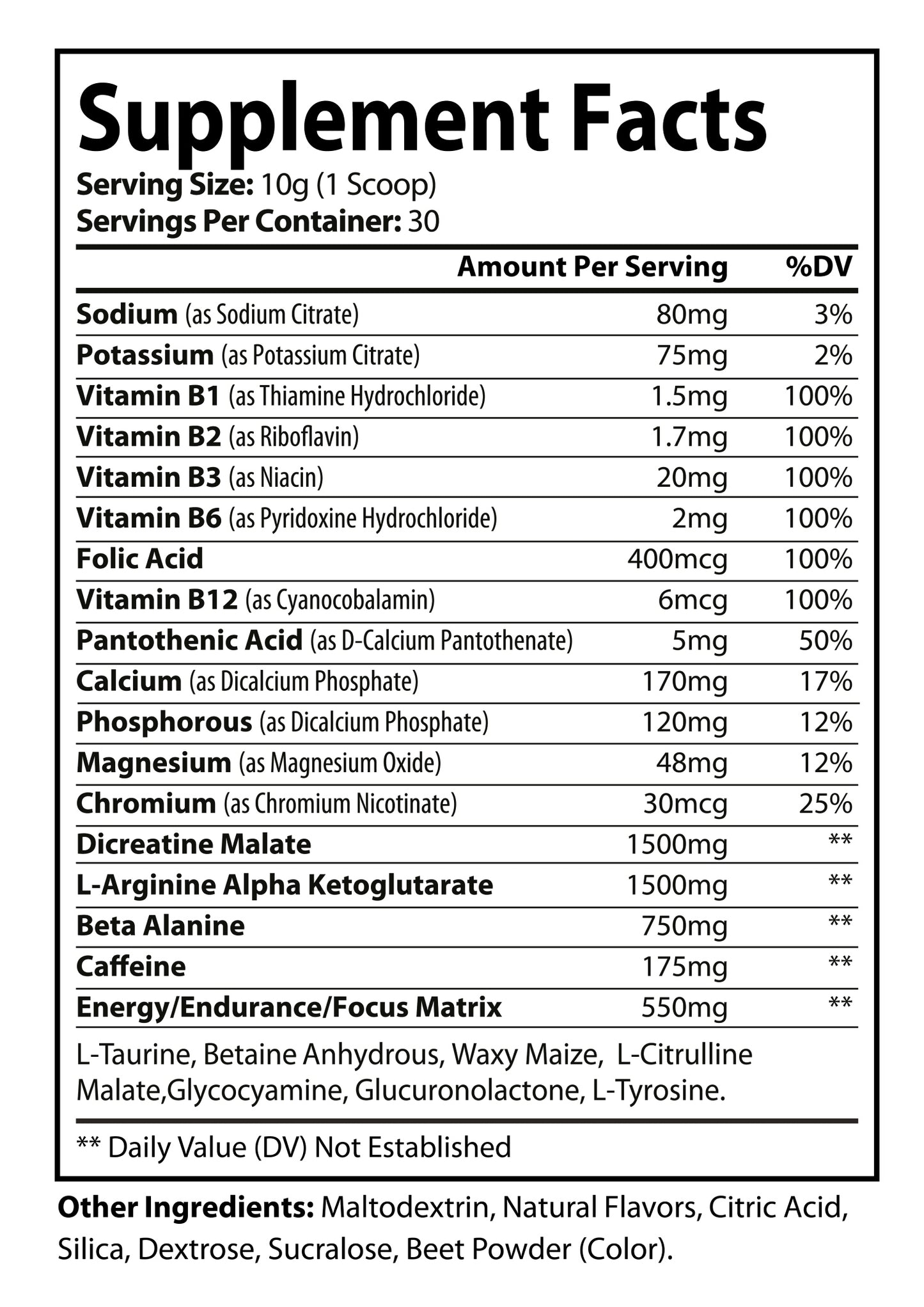 Charge – Pre-Workout - Watermelon