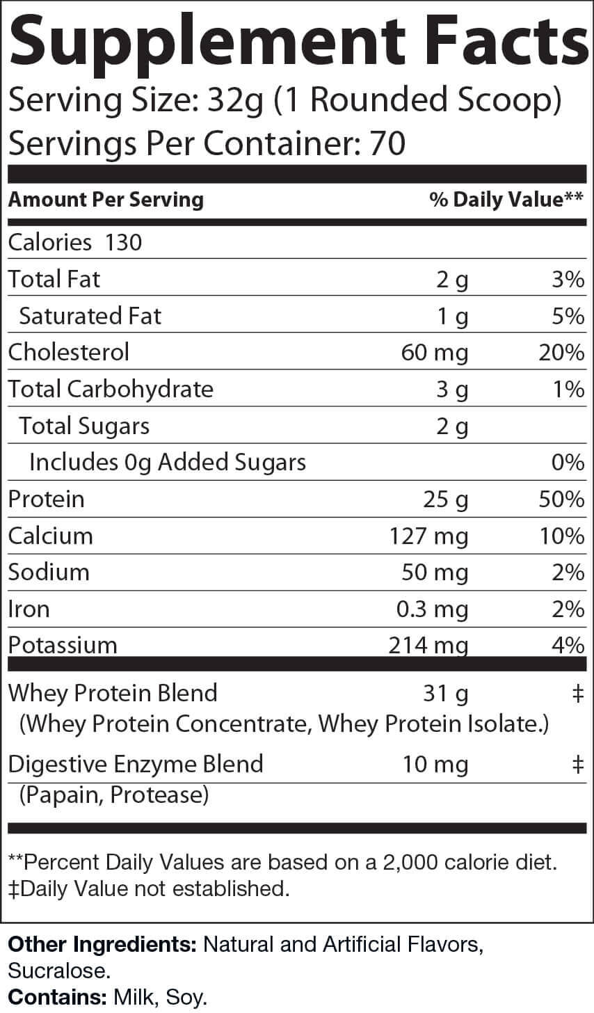 Fuel+ – Whey Protein (Vanilla, 5lb)