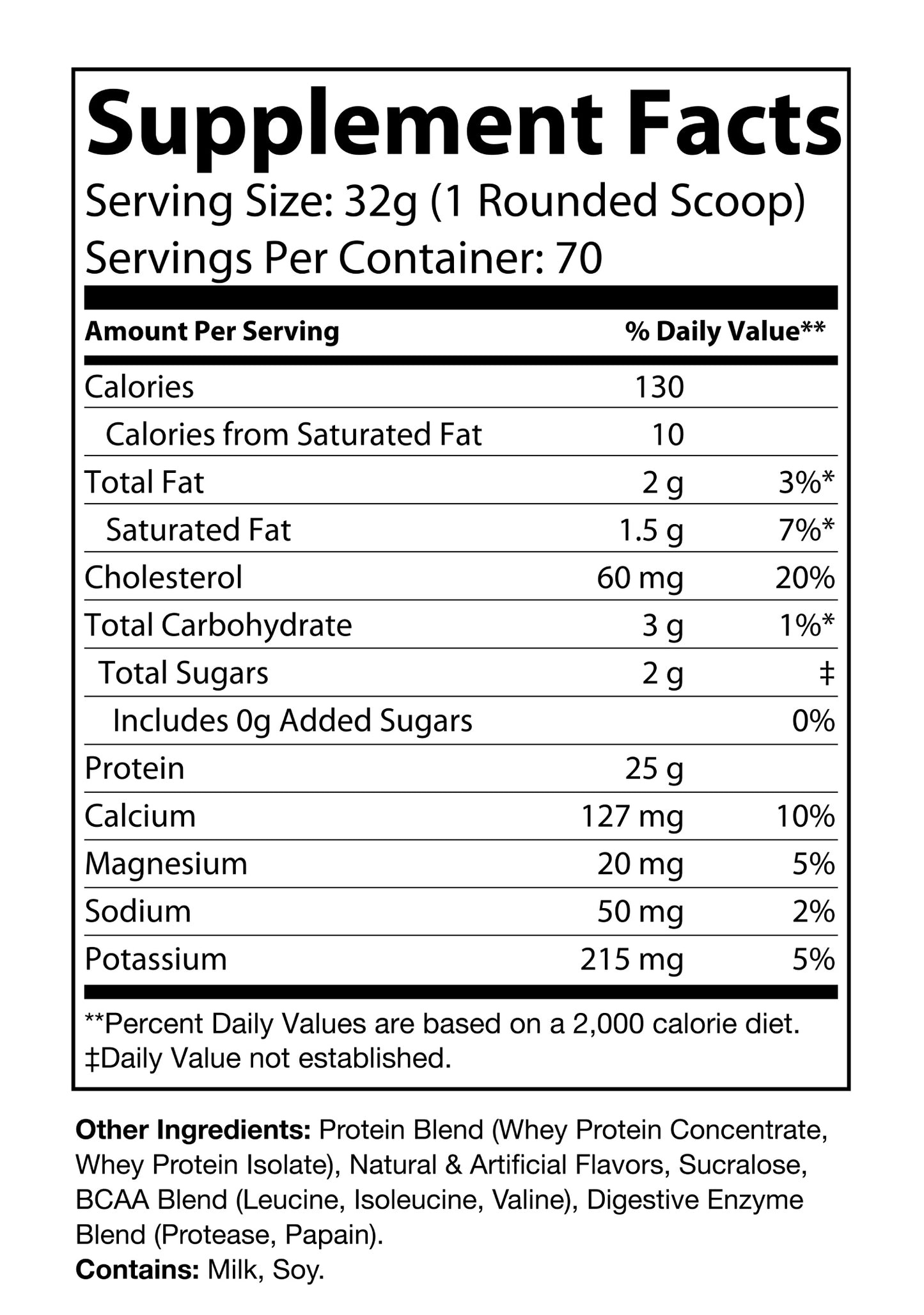 Fuel+ – Whey Protein (Vanilla, 5lb)