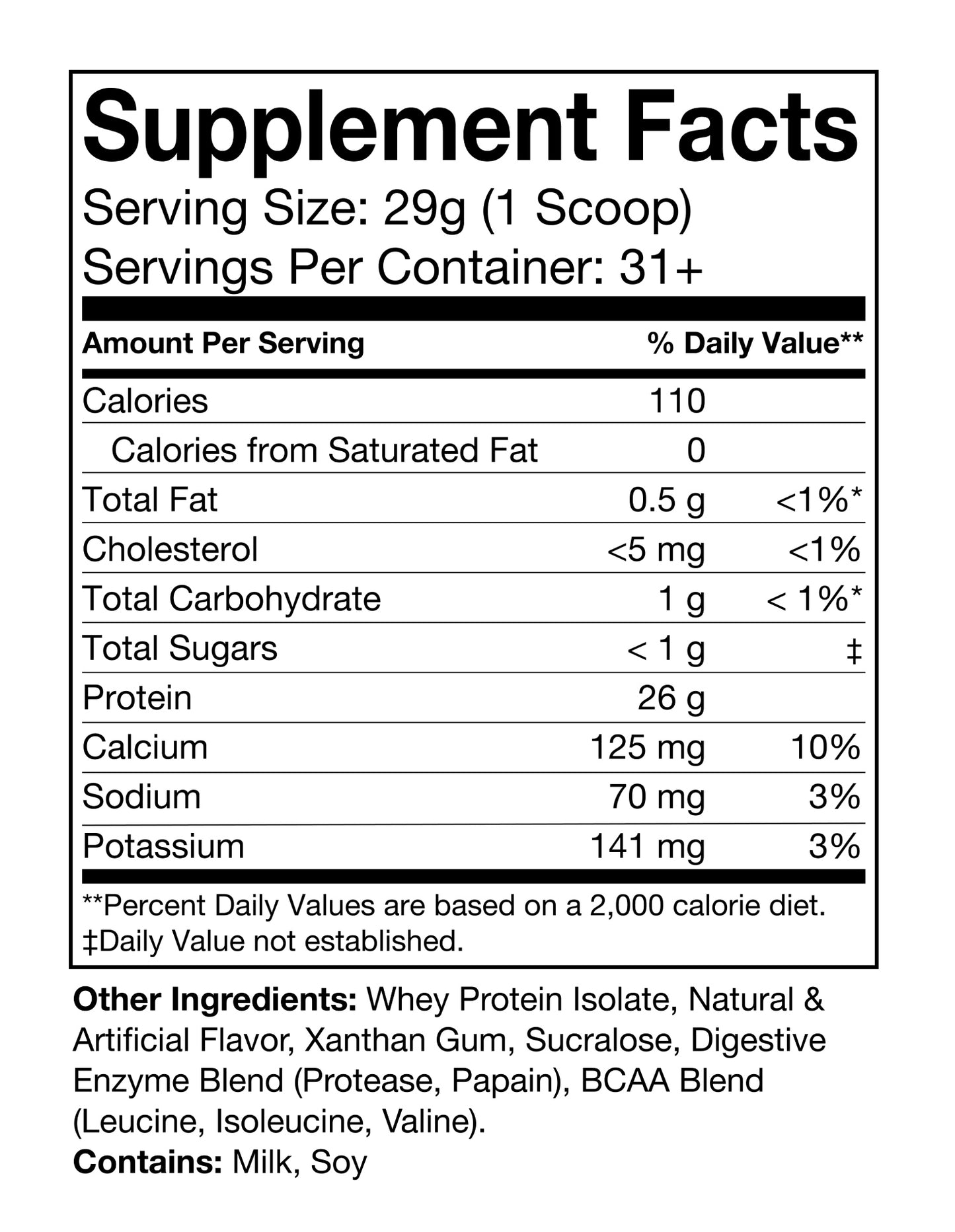 Fuel – Whey Isolate Protein (Vanilla, 2lb)