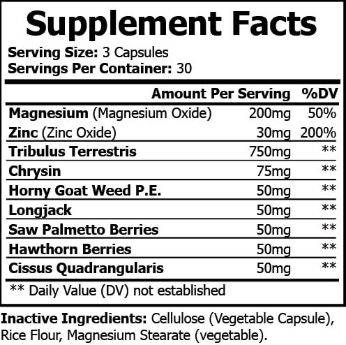 TEST - NATURAL T BOOSTER