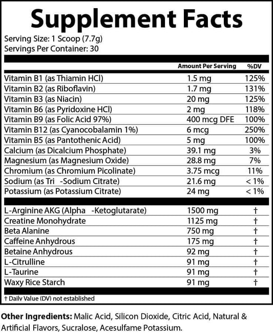 Charge – Pre-Workout - Watermelon
